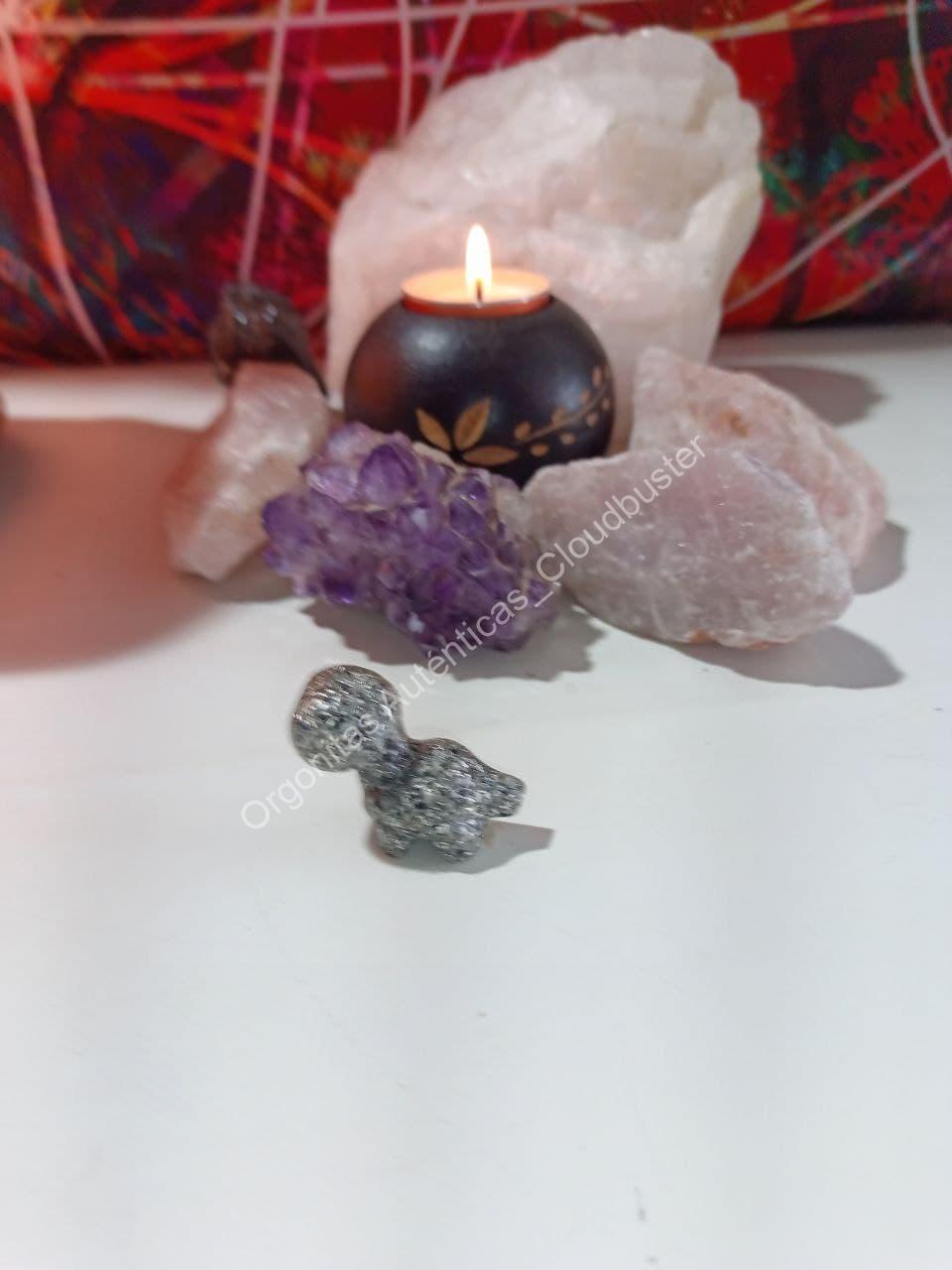 Orgonita Auténtica / Electronite Dinosaurio decorativo pequeño modelo 1 - Imagen 2