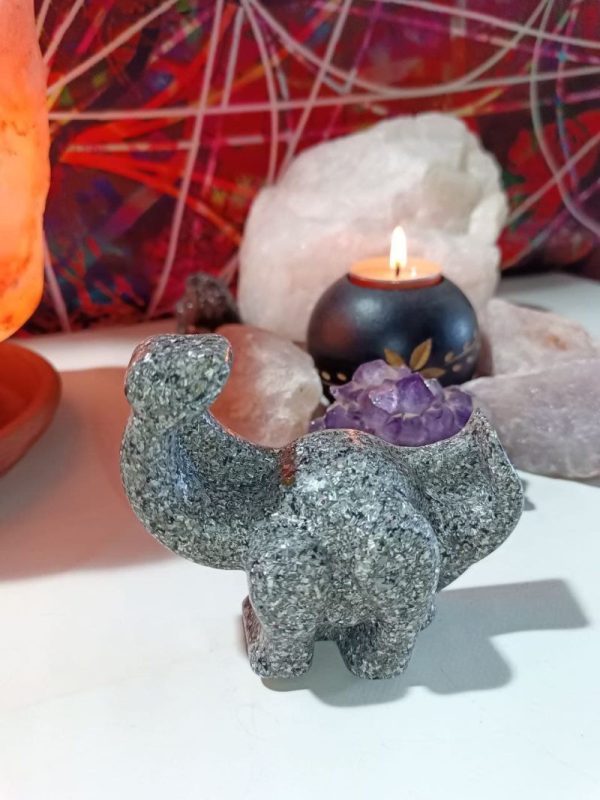 Orgonita Auténtica / Electronite Dinosaurio decorativo Grande Mod. 2.