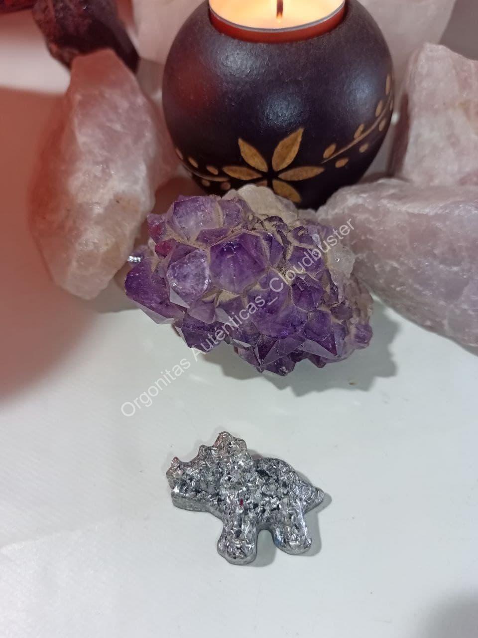 Orgonita Auténtica / Electronite Dinosaurio Decorativo Pequeño Mod. 2. - Imagen 2