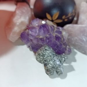 Orgonita Auténtica / Electronite Dinosaurio decorativo pequeño Mod. 3.