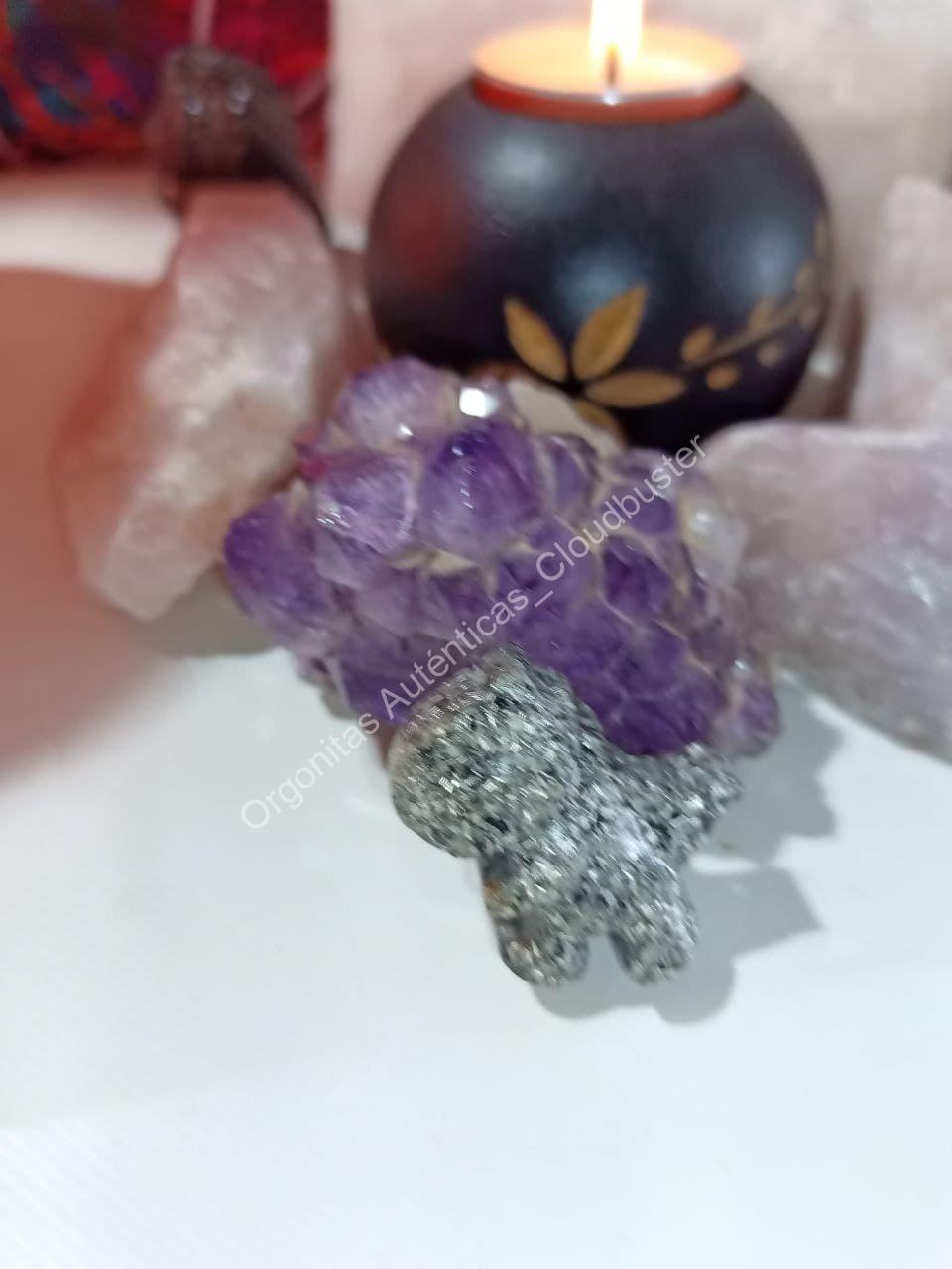 Orgonita Auténtica / Electronite Dinosaurio decorativo pequeño Mod. 3.