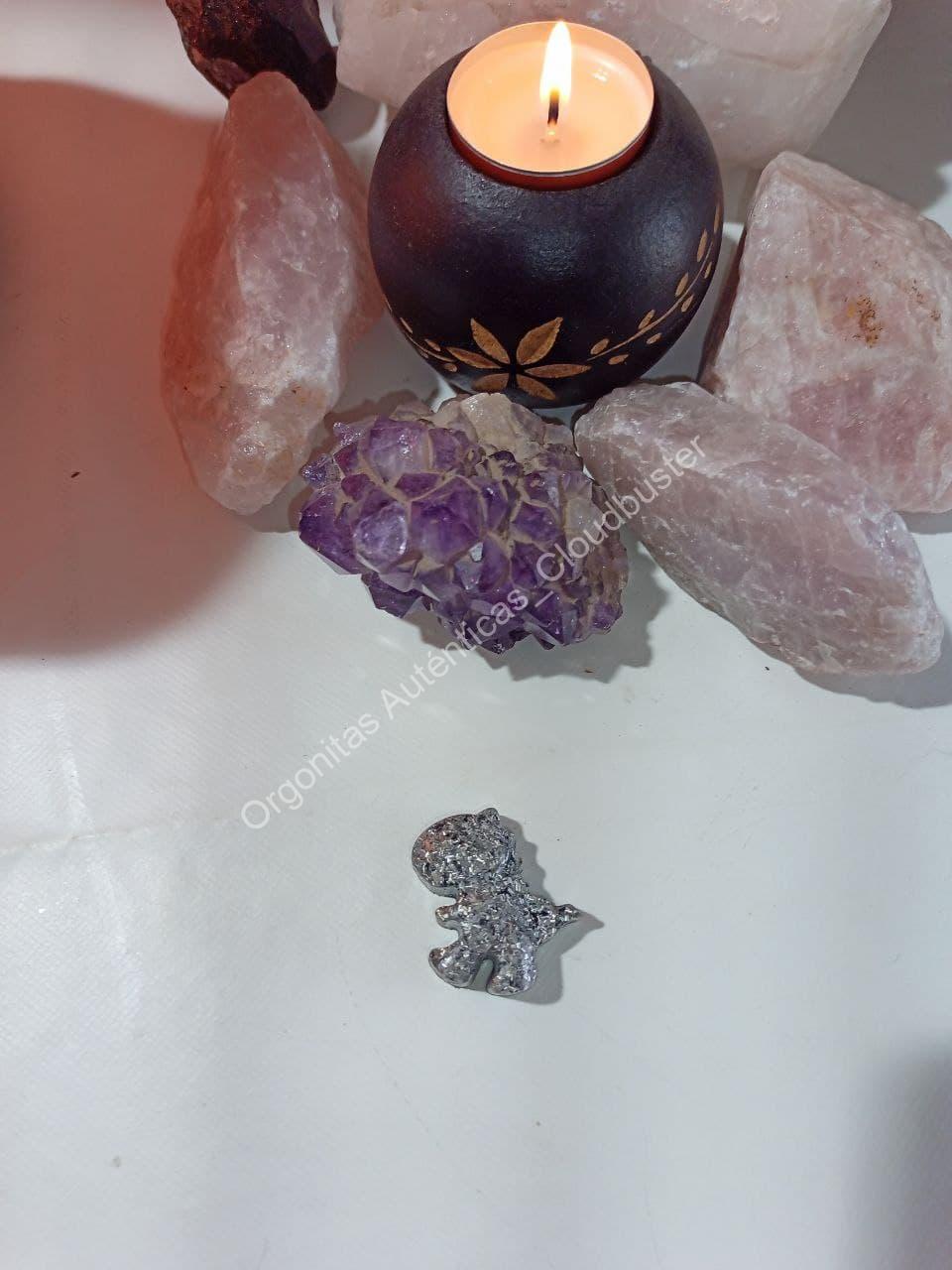 Orgonita Auténtica / Electronite Dinosaurio decorativo pequeño Mod. 3. - Imagen 2