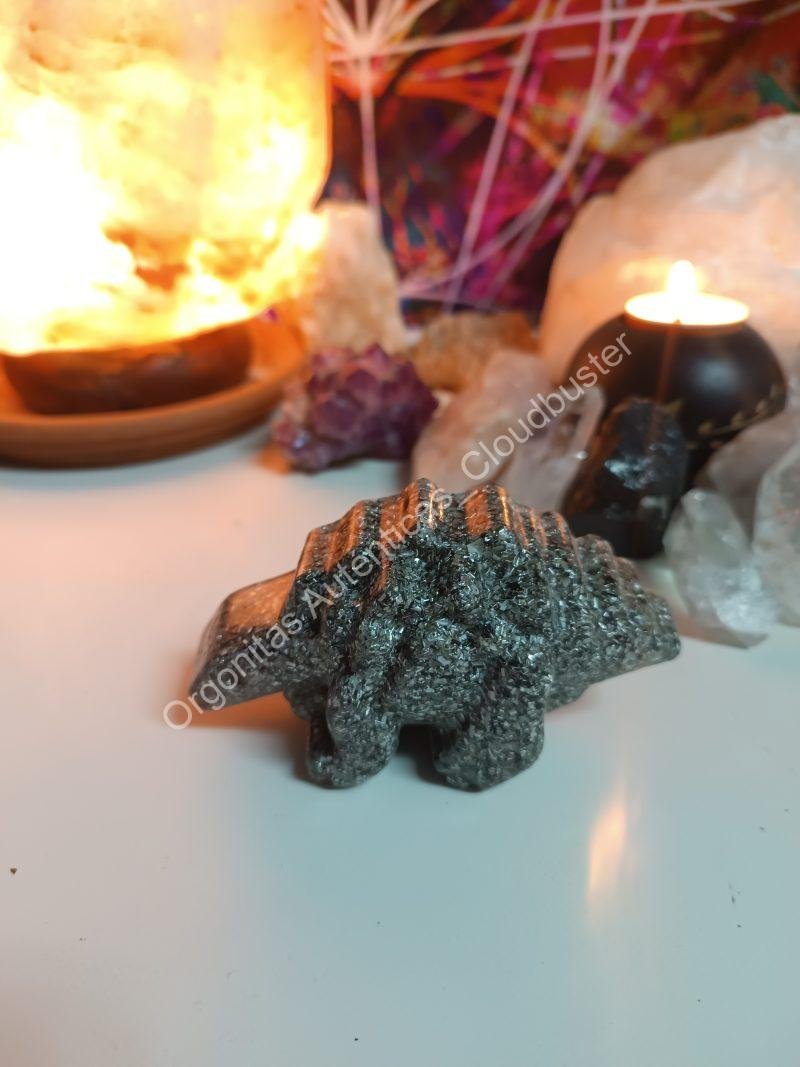 Orgonita Auténtica / Electronite Dinosaurio decorativo Grande Mod. 3 - Imagen 3