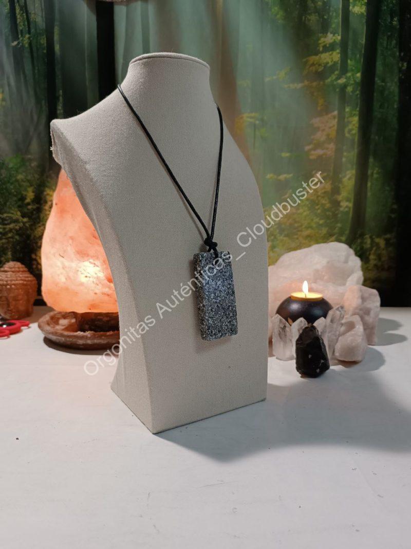 Orgonita Auténtica / Electronite Colgante Chapa Rectangular. - Imagen 6