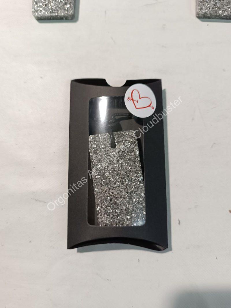 Orgonita Auténtica / Electronite Colgante Chapa Rectangular. - Imagen 7