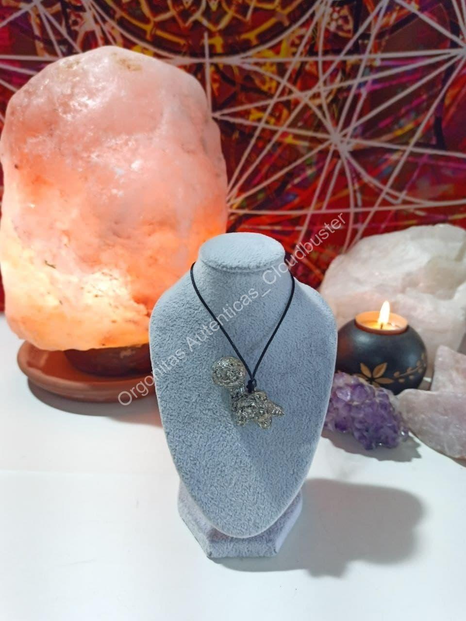 Orgonita Auténtica / Electronite Colgante Dinosaurio pequeño mod 1. - Imagen 5