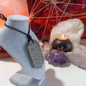 Orgonita Auténtica / Electronite Colgante Chapa Hexagonal.