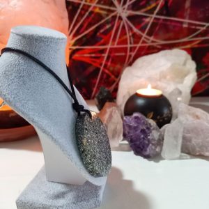 Orgonita Auténtica / Electronite Colgante Círculo Grande.