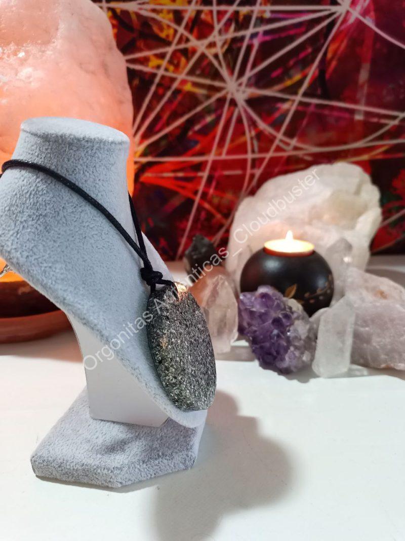 Orgonita Auténtica / Electronite Colgante Círculo Grande. - Imagen 6