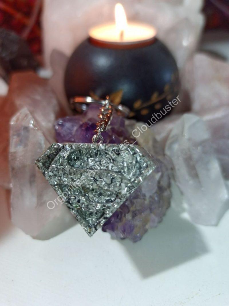 Orgonita Auténtica / Electronite Llavero Superman 2 tamaños. - Imagen 4