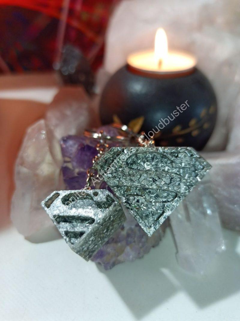 Orgonita Auténtica / Electronite Llavero Superman 2 tamaños.