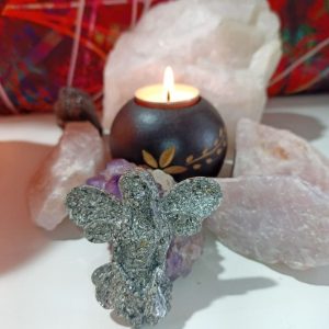 Orgonita Auténtica / Electronite Hada decorativa Dos Alas.