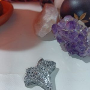 Orgonita Auténtica / Electronite Hoja en Punta