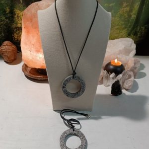 Orgonita Auténtica / Electronite Colgante Aro Grande.