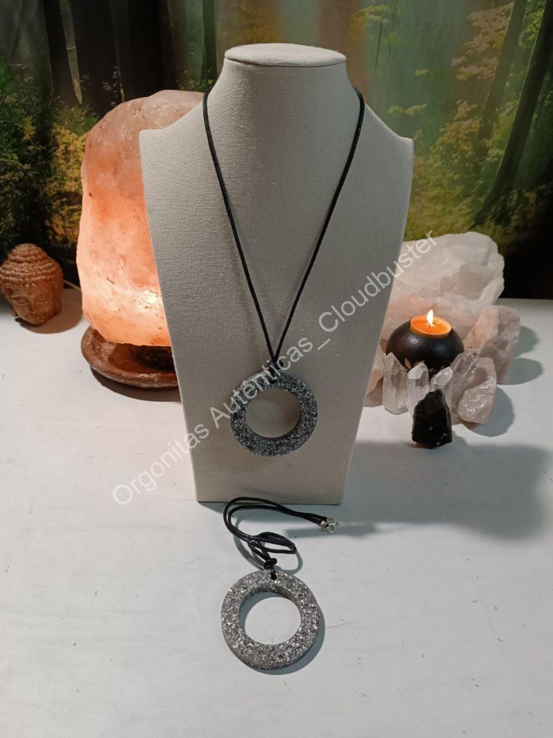 Orgonita Auténtica / Electronite Colgante Aro Grande. - Imagen 4