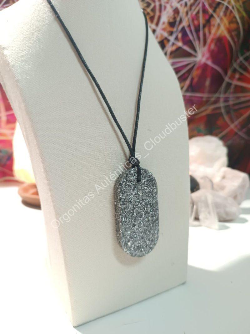 Orgonita Auténtica / Electronite Colgante Chapa Militar - Imagen 2