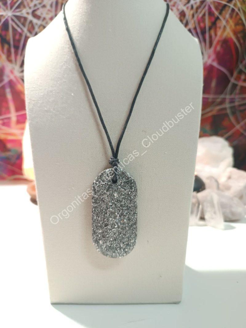 Orgonita Auténtica / Electronite Colgante Chapa Militar - Imagen 3