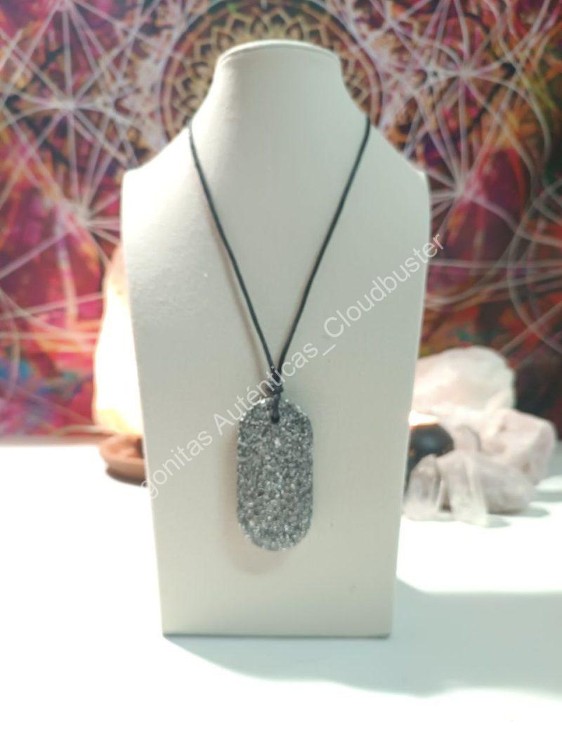 Orgonita Auténtica / Electronite Colgante Chapa Militar - Imagen 4