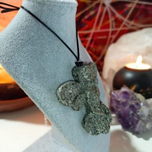 Orgonita Auténtica / Electronite Colgante Hada 2 Alas.