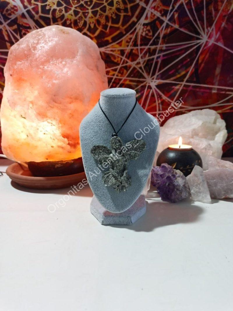 Orgonita Auténtica / Electronite Colgante Hada 2 Alas. - Imagen 4