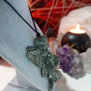 Orgonita Auténtica / Electronite Colgante forma de Hada 1 ala