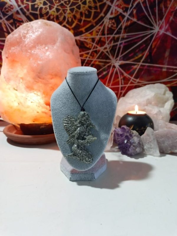 Orgonita Auténtica / Electronite Colgante forma de Hada 1 ala - Imagen 5