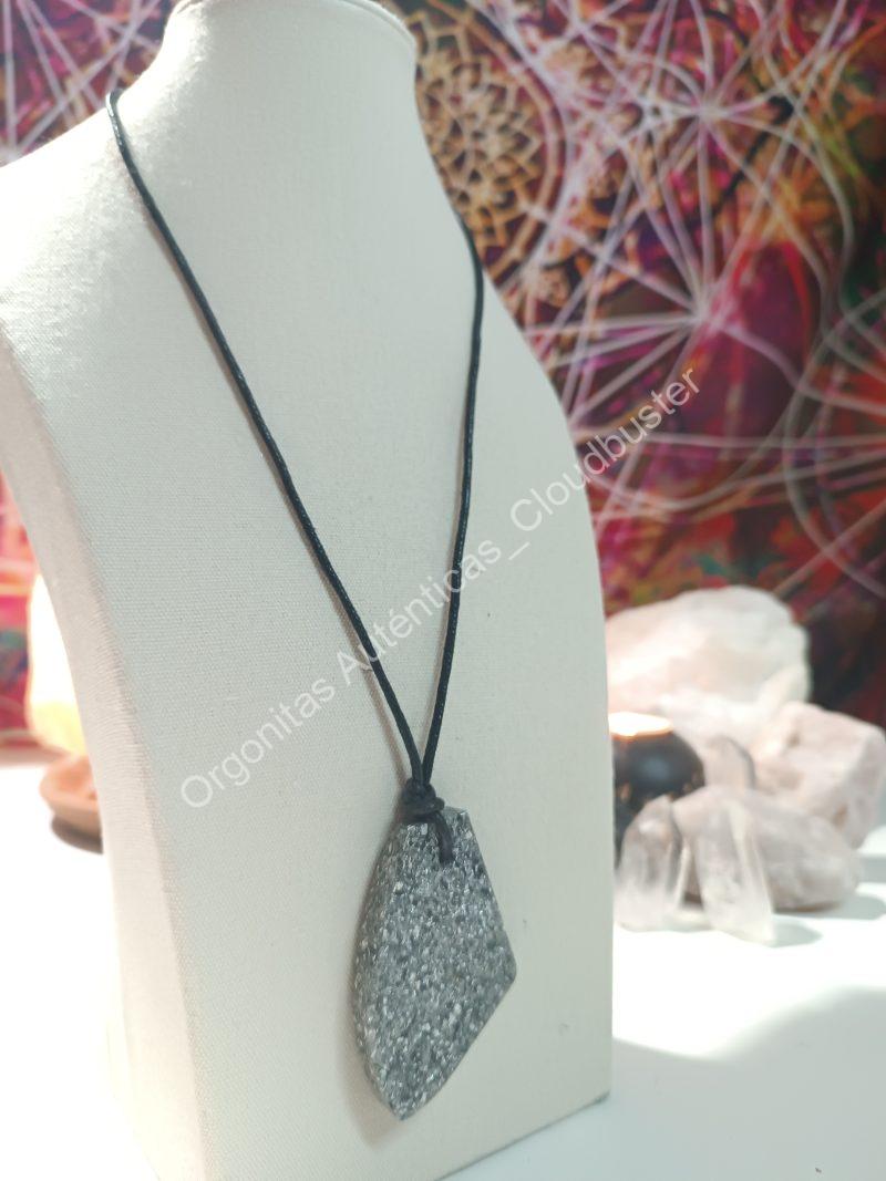 Orgonita Auténtica / Electronite Colgante Abstracto Grande - Imagen 4