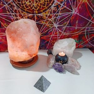 Orgonita Auténtica / Electronite Pirámide Mediana 4 lados