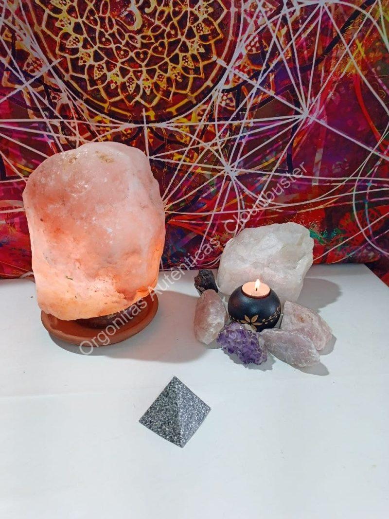 Orgonita Auténtica / Electronite Pirámide Mediana 4 lados - Imagen 2