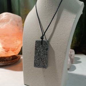 Orgonita Auténtica / Electronite Colgante Chapa Rectangular.