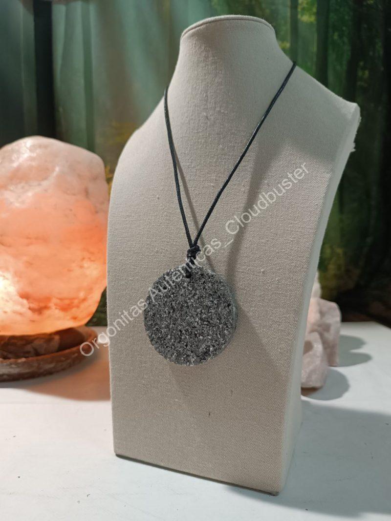 Orgonita Auténtica / Electronite Colgante Círculo Grande. - Imagen 4