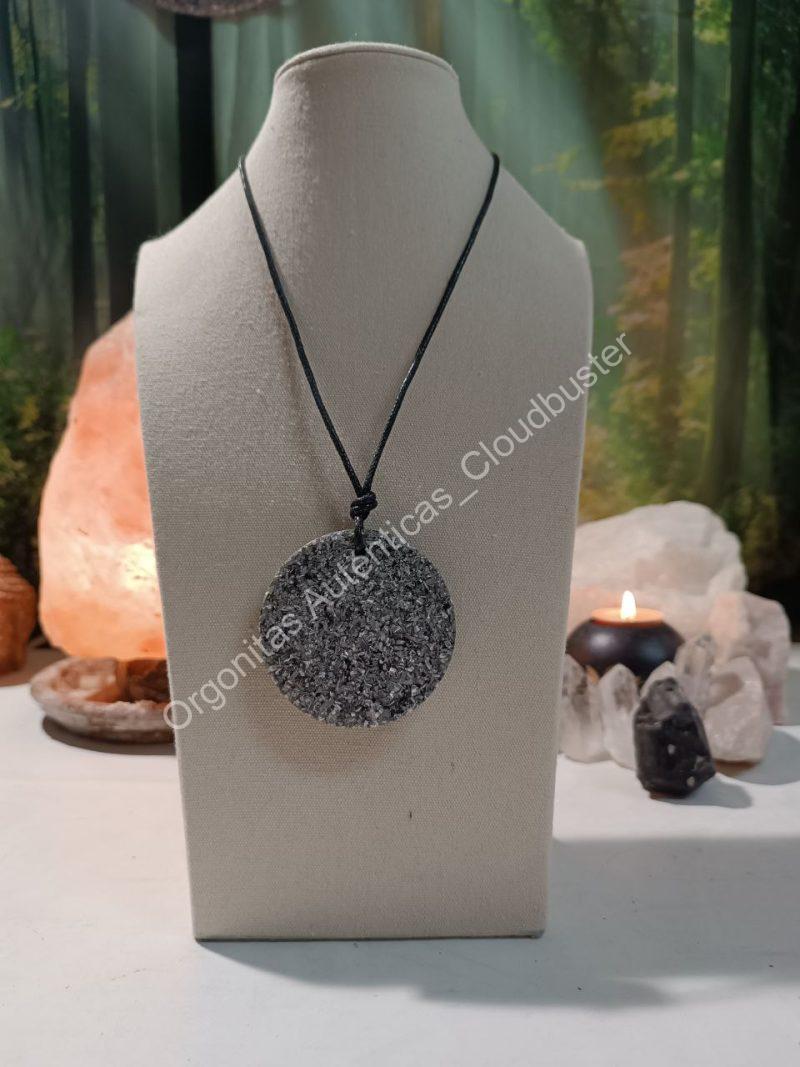 Orgonita Auténtica / Electronite Colgante Círculo Grande.