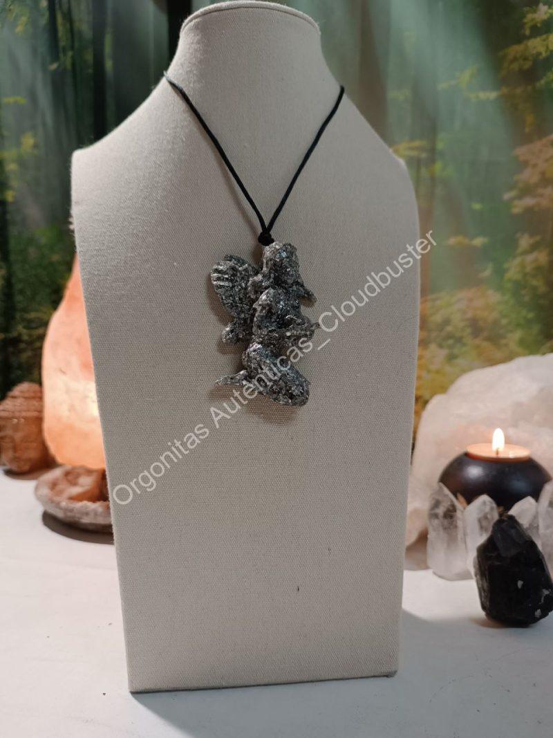 Orgonita Auténtica / Electronite Colgante forma de Hada 1 ala - Imagen 4