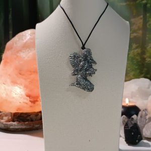 Orgonita Auténtica / Electronite Colgante forma de Hada 1 ala