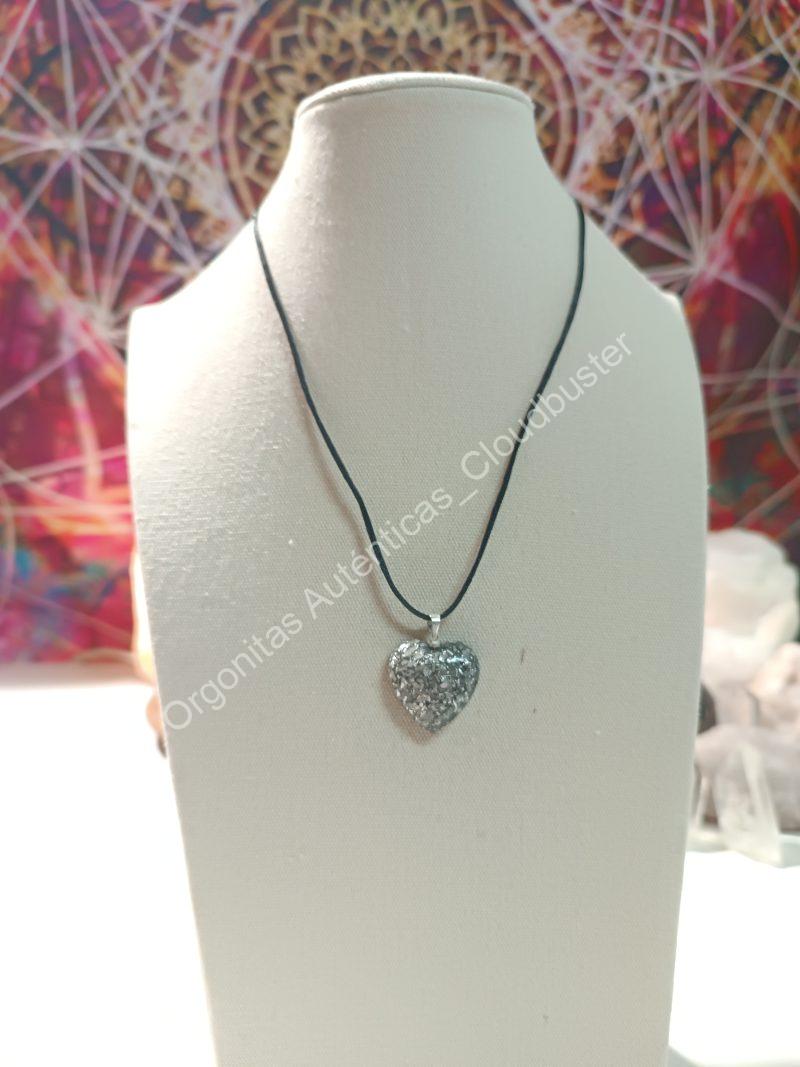 Orgonita Auténtica / Electronite Colgante Corazón. Grande y Pequeño. - Imagen 8