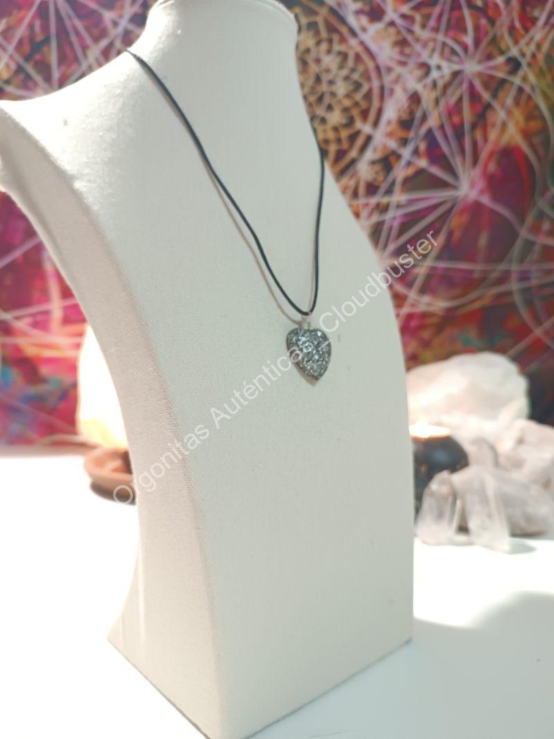 Orgonita Auténtica / Electronite Colgante Corazón. Grande y Pequeño. - Imagen 7