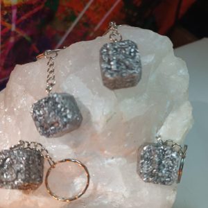 Orgonita Auténtica / Electronite Llavero con Inicial