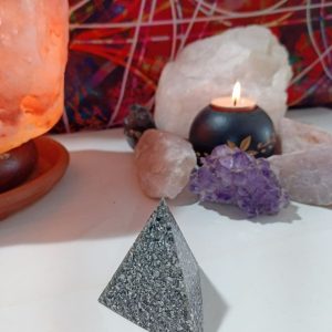 Orgonita Auténtica / Electronite Pirámide Pequeña 3 lados