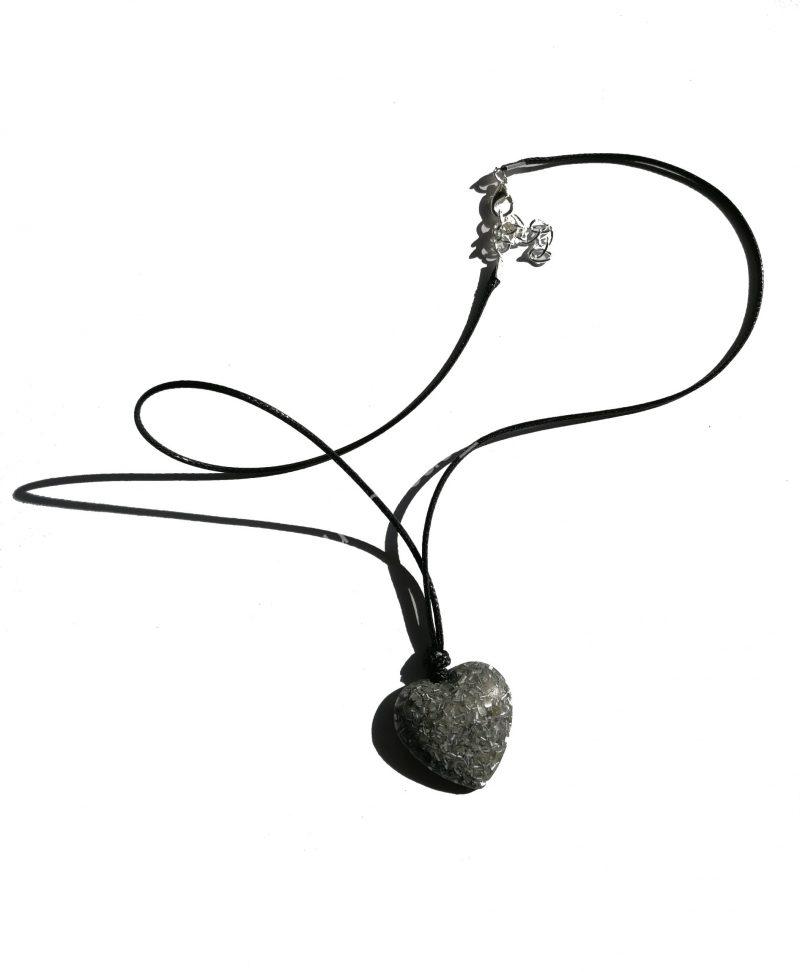 Orgonita Auténtica / Electronite Colgante Corazón. Grande y Pequeño. - Imagen 9