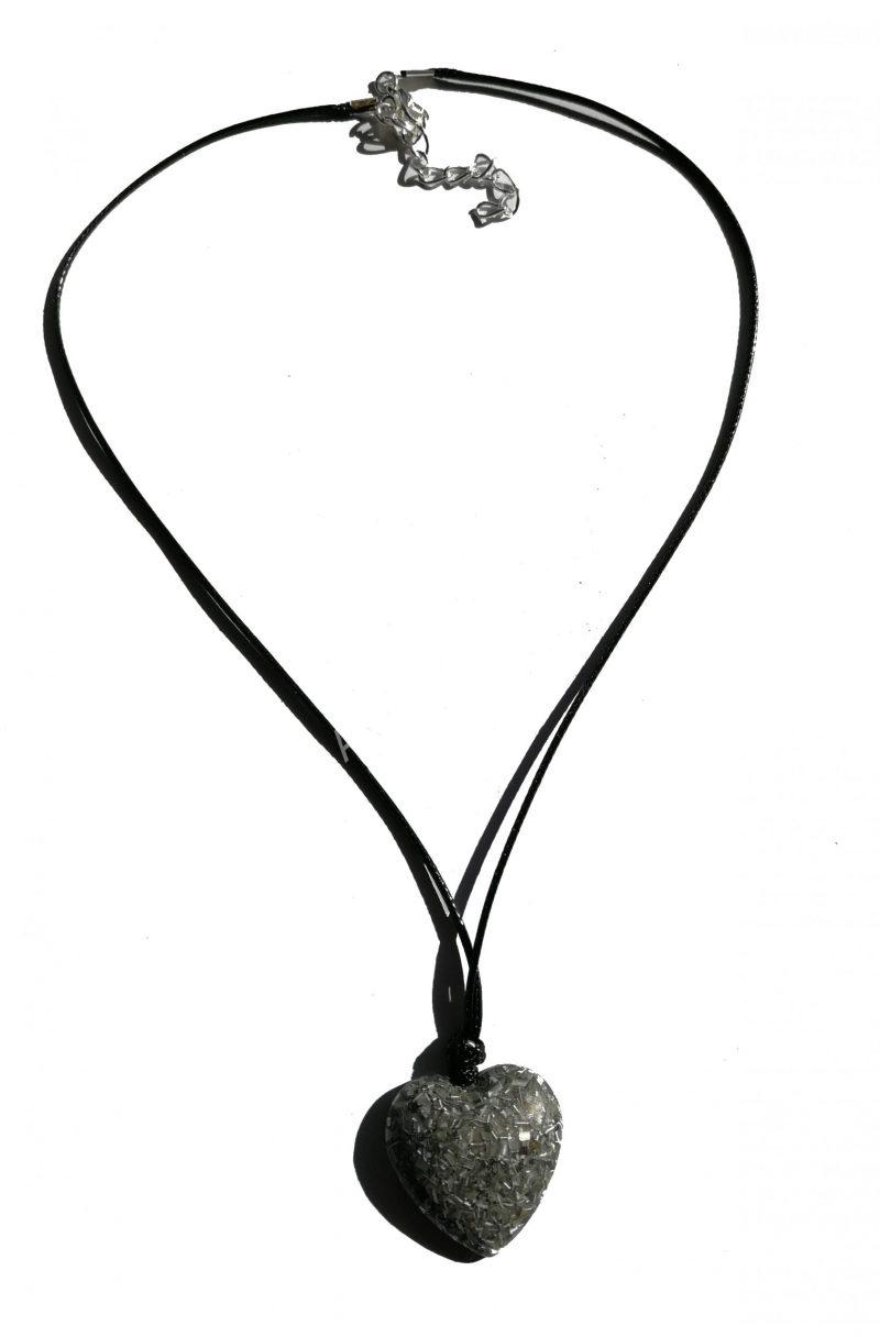 Orgonita Auténtica / Electronite Colgante Corazón. Grande y Pequeño. - Imagen 10