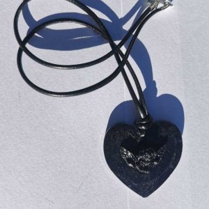 Colgante Corazón Ángel Orgonita Auténtica MAGNETITA