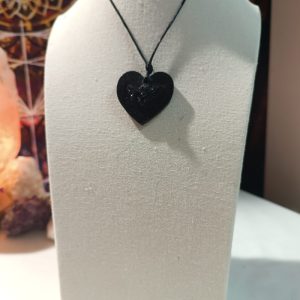 Colgante Corazón Ángel Orgonita Auténtica MAGNETITA