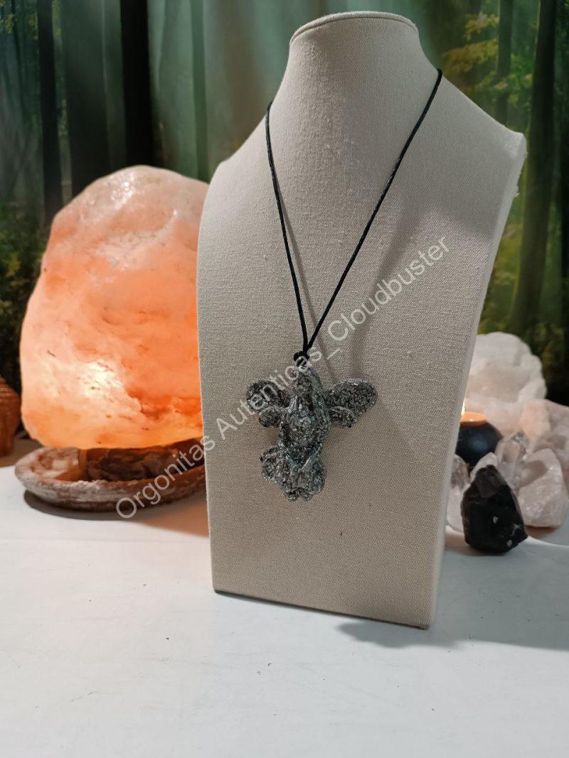 Orgonita Auténtica / Electronite Colgante Hada 2 Alas. - Imagen 3