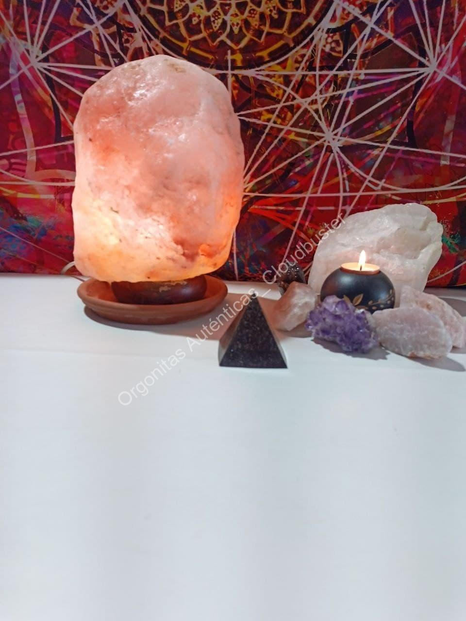 Orgonita Auténtica VIRUTA DE HIERRO Pirámide mediana 4 lados - Imagen 3