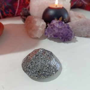 Orgonita Auténtica / Electronite Pirámide formato diamante Grande