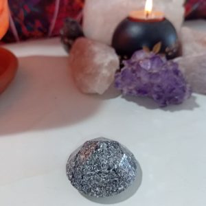 Orgonita Auténtica / Electronite Pirámide formato diamante Grande