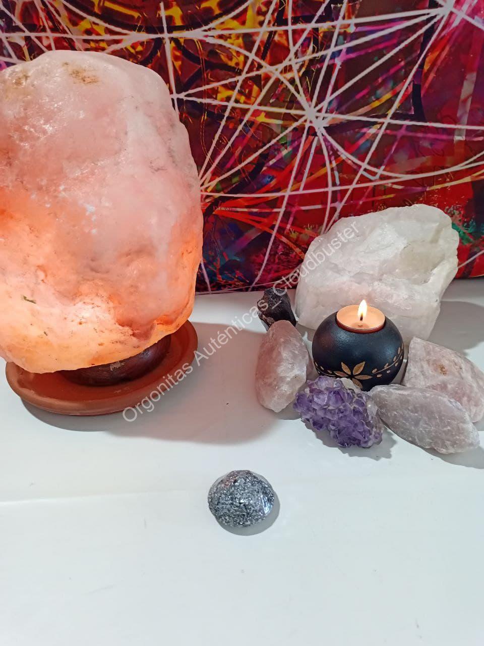 Orgonita Auténtica / Electronite Pirámide diamante pequeña - Imagen 3