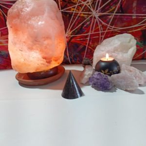 Orgonita Auténtica VIRUTA DE HIERRO Pirámide cono