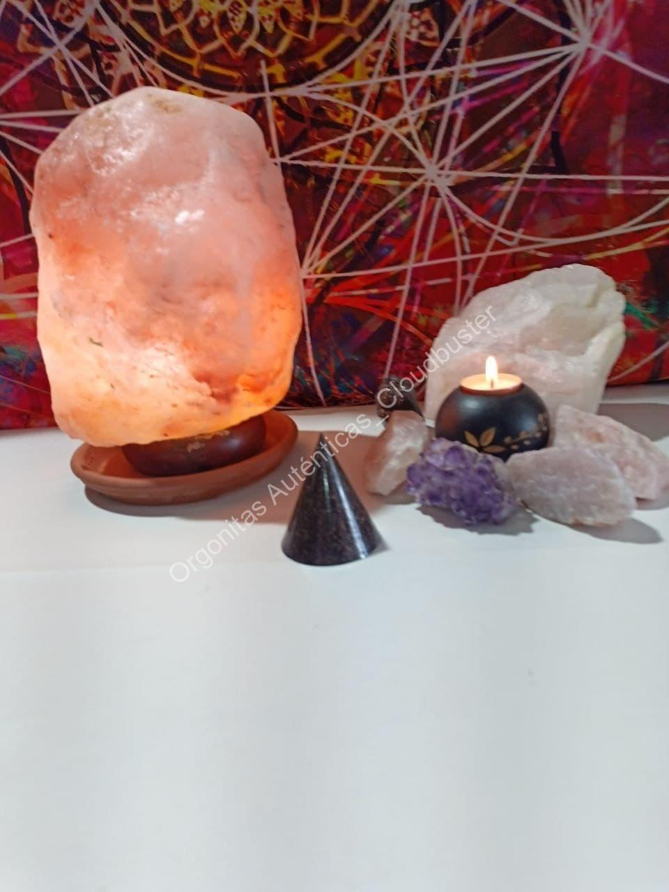 Orgonita Auténtica VIRUTA DE HIERRO Pirámide cono - Imagen 3