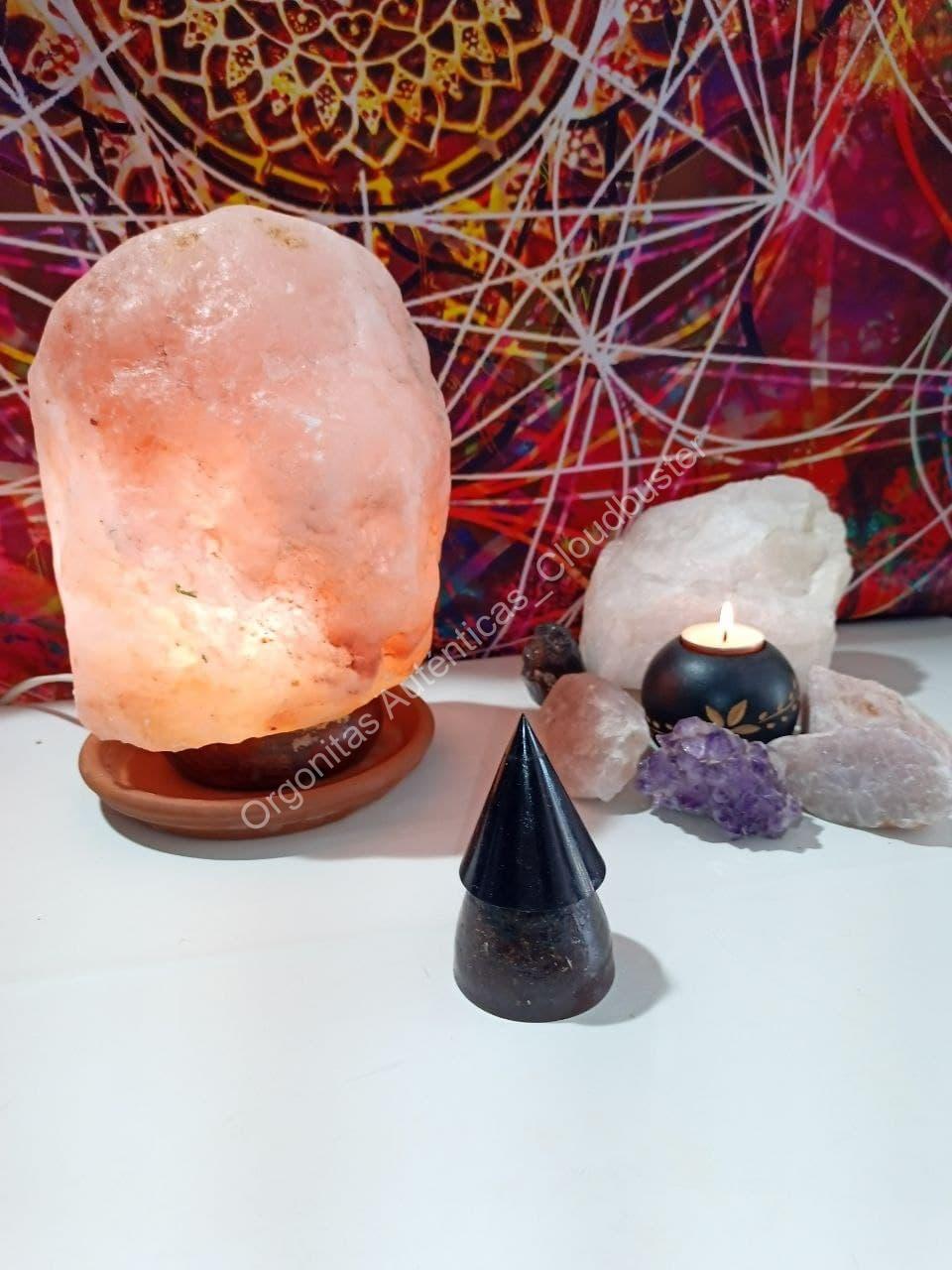 Orgonita Auténtica VIRUTA DE HIERRO Pirámide Cono y punta de Magnetita - Imagen 3